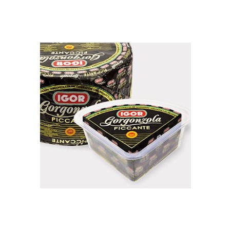 GORGONZOLA DOP PICCANTE IGOR-NERO KG.1,5