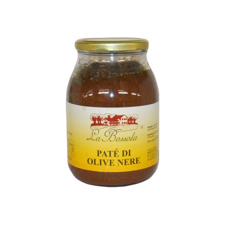 PATE'DI OLIVE NERE VASO GR.960