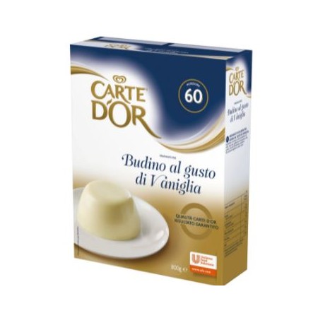 BUDINO VANIGLIA 'CARTE D'OR'  GR.800