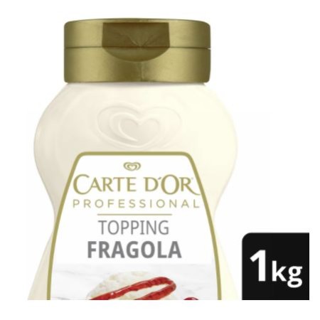 TOPPING ALLA FRAGOLA 'CARTE D'OR'  KG.1