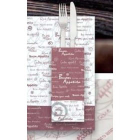 BUSTA POSATE+TOV.'BUON AP.DINNER'125 PZ.