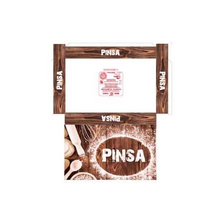 SCATOLA PER PINSA ROMANA 380X230 H50