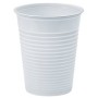 BICCHIERE PLASTICA BIANCO CC.80 100 PZ.