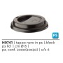TAPPO NERO X BICCH.CAPPUCCIO 240 ML.50PZ