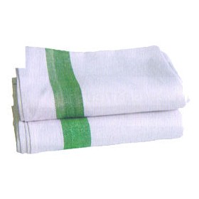 TORCIONE 100% COTONE FASCIA VERDE 50x70