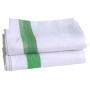 TORCIONE 100% COTONE FASCIA VERDE 50x70