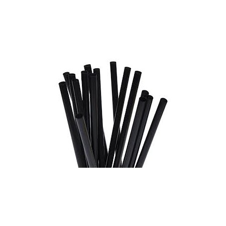 CANNUCCE NERE 21 CM.PLA BIOCOMPOS.500 PZ