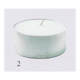 LUMINO T-LIGHT 35x18 MM BIANCO 4H PZ.100