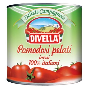 POMODORI PELATI SALSATI DIVELLA KG.2,5