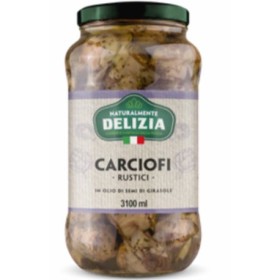 CARCIOFOTTO RUSTICO IN OLIO VASO KG.3,1