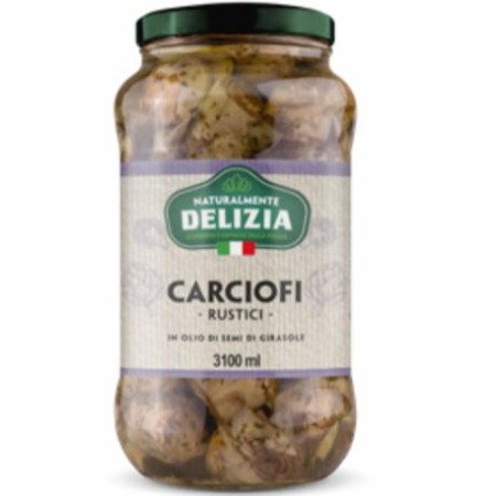 CARCIOFOTTO RUSTICO IN OLIO VASO KG.3,1