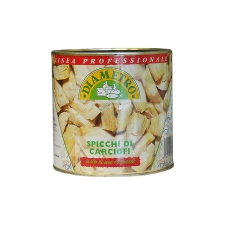 CARCIOFI SPICCHI IN OLIO GIRASOLE KG.2,6