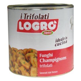 FUNGHI CHAMPIGNON TRIF.OLIO LOGRO'KG.2,4