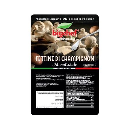 CHAMPIGNON FETTINE NAT.'BIG CHEF' KG.1,7