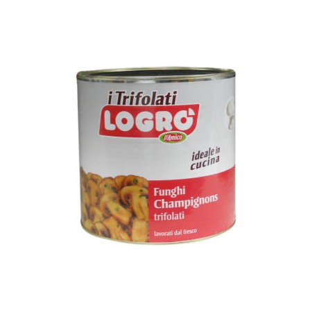 FUNGHI CHAMPIGNON TRIF.OLIO LOGRO'KG.2,4