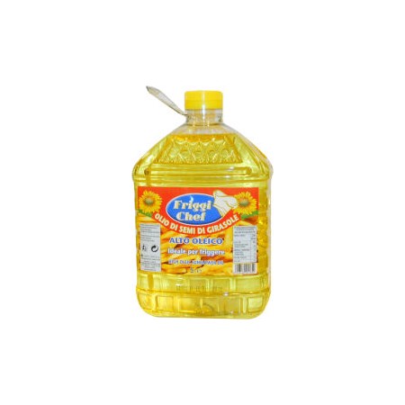 OLIO GIRASOLE ALTOLEICO'FRIGGICHEF' LT.5