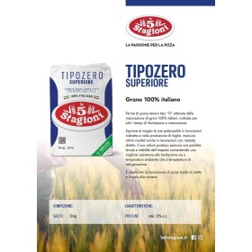 FARINA'TIPOZERO' SUPER.100% ITALIA KG.10