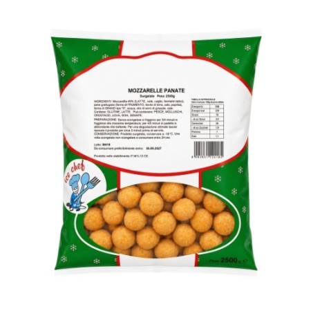 MOZZARELLE PANATE KG. 2,5 GELO