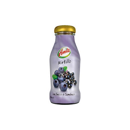 SUCCO DI FRUTTA 'AMITA' MIRTILLO ML.200
