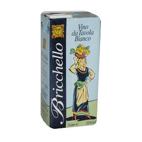 VINO DA TAVOLA BRIK Lt.1 BIANCO