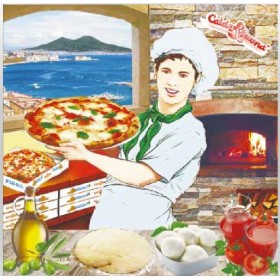 SCATOLA PIZZA 32,5X32,5 VSV'CALDA PIZZA'