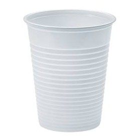 BICCHIERE PLASTICA BIANCO CC.80 100 PZ.