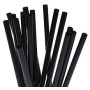 CANNUCCE NERE 21 CM.PLA BIOCOMPOS.500 PZ