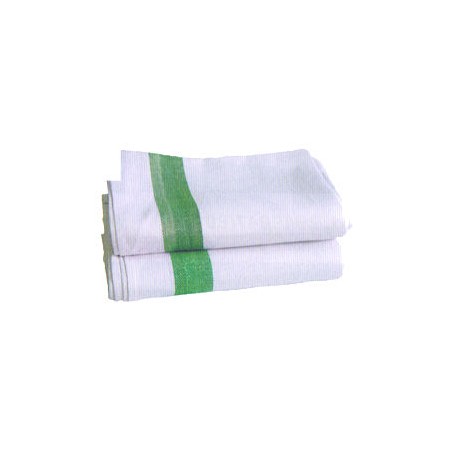 TORCIONE 100% COTONE FASCIA VERDE 50x70