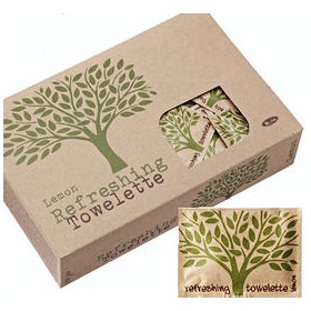 SALVIETTINE LIMONE 6X8 'NATURA' 150 PZ
