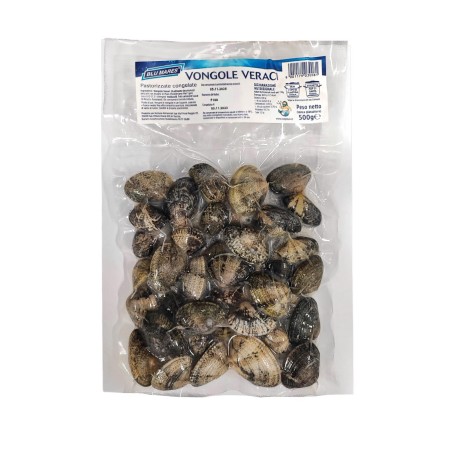 VONGOLE VERACI CON GUSCIO GR.500 GELO