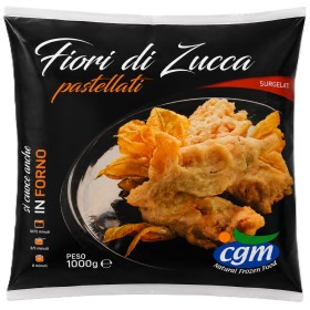 FIORI DI ZUCCA PASTELLATI KG. 1 GELO