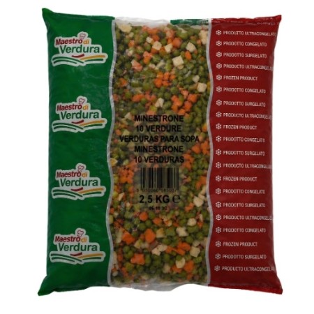 MINESTRONE VERDURE KG.2,5 GELO