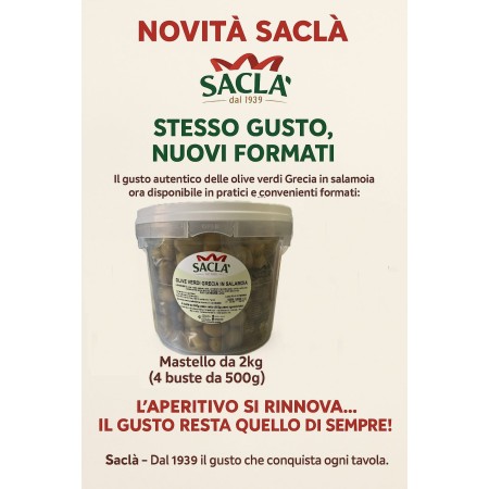 OLIVE VERDI GRECIA MAXI SECCH.KG.2