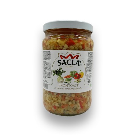 MISTO TOAST SACLA' IN OLIO VASO  ML.1700