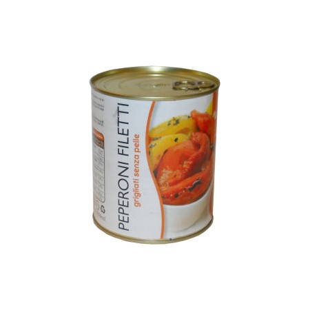PEPERONI A FILETTI GRIGLIATI OLIO GR.800
