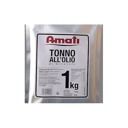 TONNO SCELTO IN OLIO DI OLIVA BUSTA Kg.1