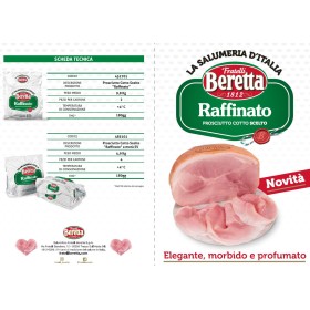 PROSCIUTTO COTTO'RAFFINATO BERETTA'kg.8