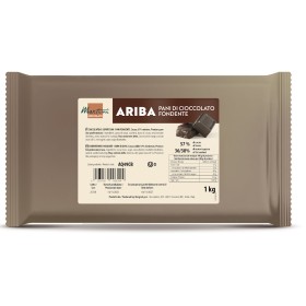 CIOCCOLATO FONDENTE ARIBA 57%  KG.1