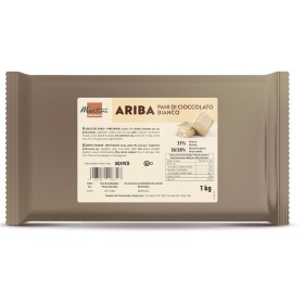 CIOCCOLATO BIANCO 'ARIBA' BLOCCO  KG.1