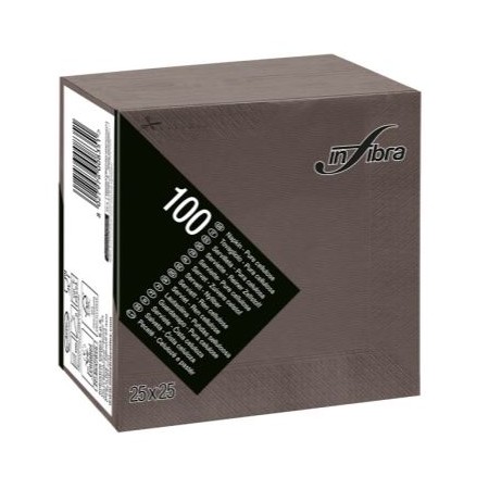TOVAGLIOLO 25X25 2V. CACAO CONF.100 PZ.