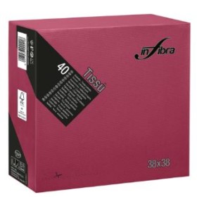 TOVAGLIOLO 38X38 2V TISSU' BORDEAX 40 PZ