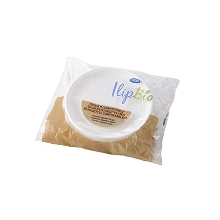 PIATTI PIANI B.CHI BIO PESANTI CONF.50PZ