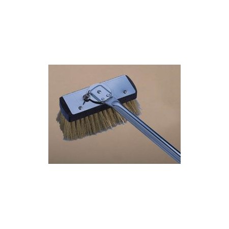 SPAZZOLA OTTONE ORIENTABILE C/MANICO
