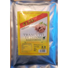 TONNO YELLOWFIN OLIO GIRASOLE BUSTA KG.1