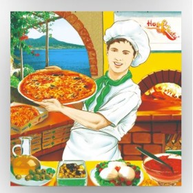 SCAT. PIZZA AVANA'LOCALFRESH'33X33 H3,5