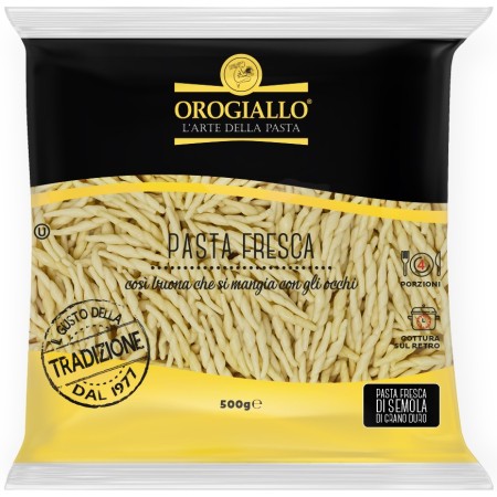 TROFIE ORO GIALLO PASTA FRESCA GR.500