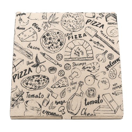 SCATOLA PIZZA 32,5X32,5 AVANA'LOVEPIZZA'