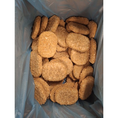 BURGER SALMONE PANATI PREFRITTI GELO