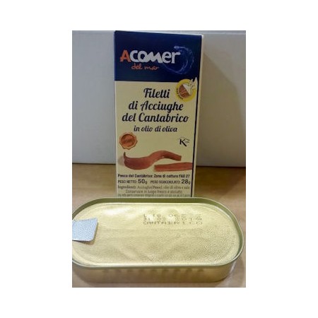 ACCIUGHE CANTABRICO FILETTI OLIVA GR.50