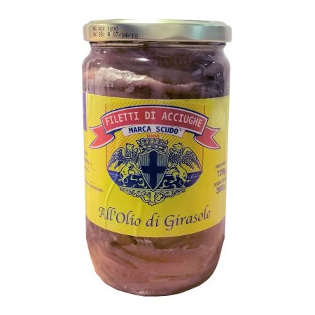 FILETTI DI ACCIUGHE VASO GR.720